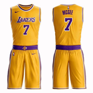 Los Angeles Lakers #7 JaVale McGee Icon Jersey and Pant Set