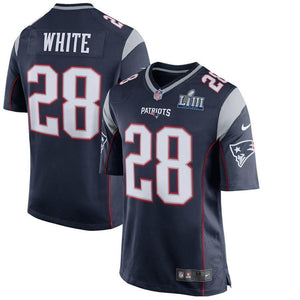 Sony Michel New England Patriots Super Bowl LIII Game Jersey