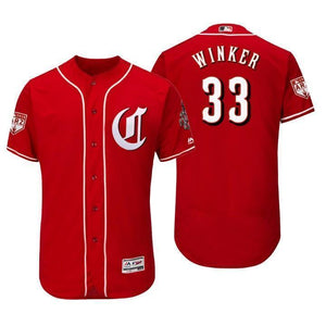 Jesse Winker Cincinnati Reds 2019 Spring Training Baseball Player Jersey