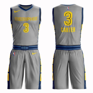 Memphis Grizzlies #3 Jevon Carter City 2019 Jersey and Pant Set