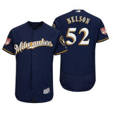 Jimmy Nelson Milwaukee Brewers 2019 Spring Training Baseball Player Jersey
