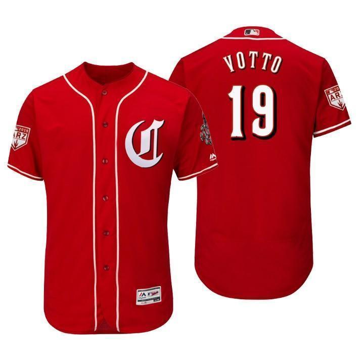 Joey Votto Cincinnati Reds 2019 Spring Training Baseball Player Jersey