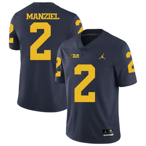 Johnny Manziel Michigan Wolverines Football Jersey - Navy