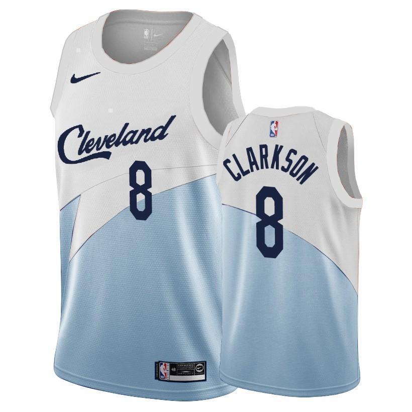 Cleveland Cavaliers #8 Jordan Clarkson 2018/19 Earned Edition Swingman Jersey