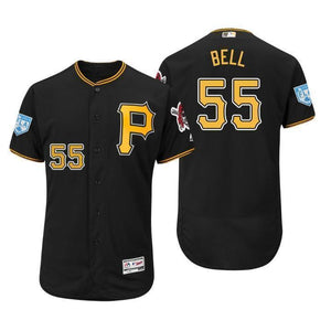 Josh Bell Pittsburgh Pirates 2019 Spring Training Baseball Player Jersey