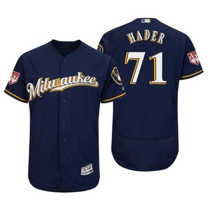 Josh Hader Milwaukee Brewers 2019 Spring Training Baseball Player Jersey