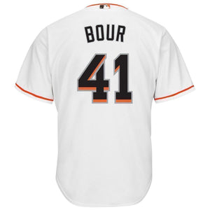 Justin Bour Miami Marlins Baseball Player Jersey