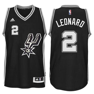 Kawhi Leonard San Antonio Spurs #2 Black Signature Spur New Swingman Road Jersey