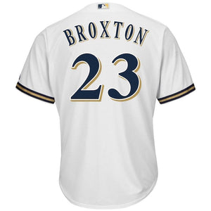 Keon Broxton Milwaukee Brewers Baseball Player Jersey