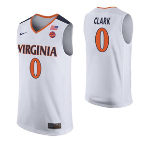 Kihei Clark Virginia Cavaliers Basketball Jersey - White