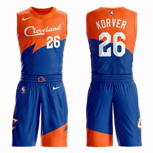 Cleveland Cavaliers #26 Kyle Korver City 2019 Jersey and Pant Set