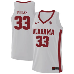 Landon Fuller Alabama Crimson Tide Basketball Jersey - White