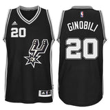 Manu Ginobili San Antonio Spurs #20 Black Jersey