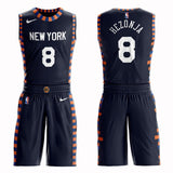 New York Knicks #8 Mario Hezonja City 2019 Jersey and Pant Set