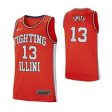 Mark Smith Illinois Fighting Illini Basketball Jersey - Red