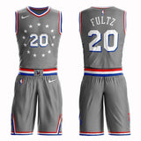 Philadelphia 76ers #20 Markelle Fultz City 2019 Jersey and Pant Set