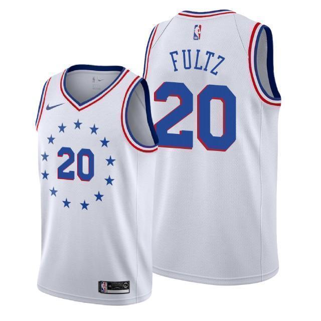 Philadelphia 76ers #20 Markelle Fultz 2018/19 Earned Edition Swingman Jersey