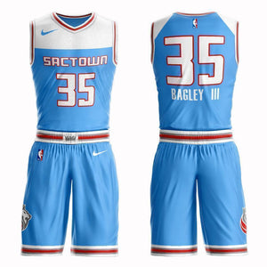 Sacramento Kings #35 Marvin Bagley III City 2019 Jersey and Pant Set