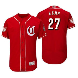 Matt Kemp Cincinnati Reds 2019 Spring Training Baseball Player Jersey