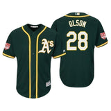 Matt Olson Oakland Athletics 2019 Spring Training Baseball Player Jersey