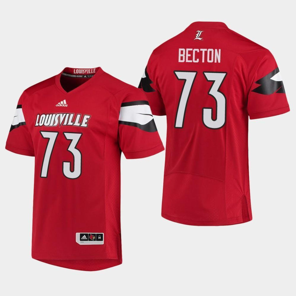 Mekhi Becton Louisville Cardinals Football Jersey - Red