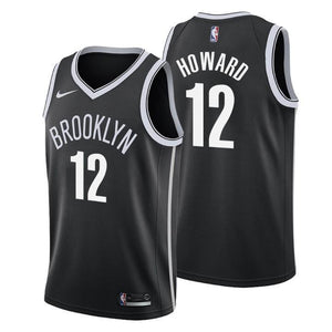 Brooklyn Nets Dwight Howard Icon Edition Black Swingman Jersey