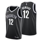 Brooklyn Nets Dwight Howard Icon Edition Black Swingman Jersey