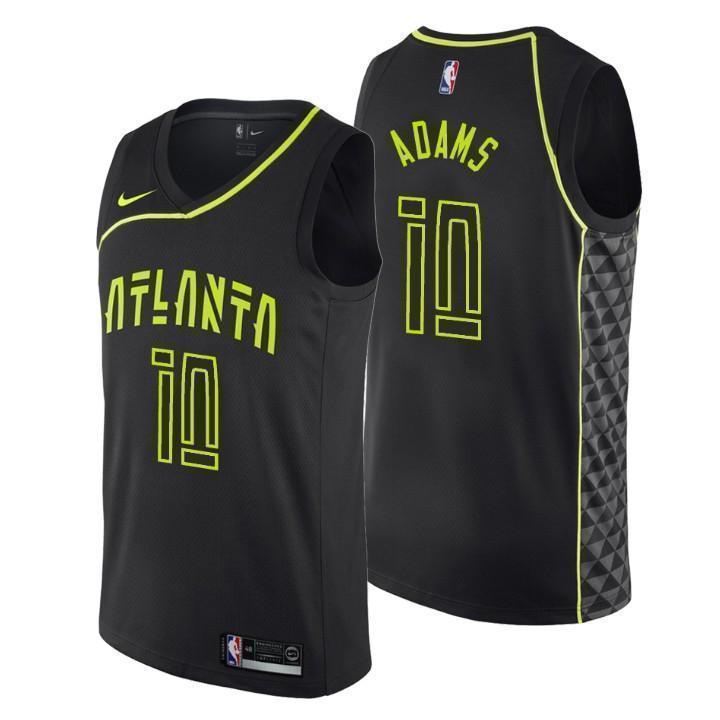 Atlanta Hawks Jaylen Adams City Edition Black Jersey