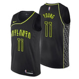 Atlanta Hawks Trae Young City Edition Black Swingman Jersey