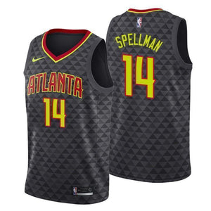Atlanta Hawks Omari Spellman Icon Edition Black Swingman Jersey