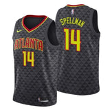 Atlanta Hawks Omari Spellman Icon Edition Black Swingman Jersey