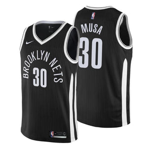 Brooklyn Nets Dzanan Musa City Edition Black Swingman Jersey