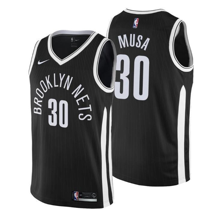 Brooklyn Nets Dzanan Musa City Edition Black Swingman Jersey