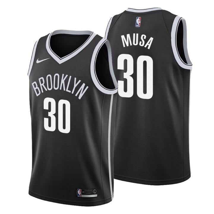 Brooklyn Nets Dzanan Musa Icon Edition Black Swingman Jersey