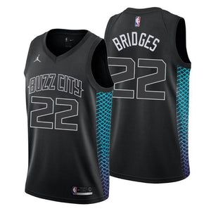 Charlotte Hornets Miles Bridges City Edition Black Swingman Jersey