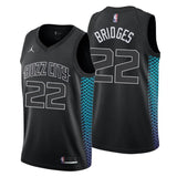 Charlotte Hornets Miles Bridges City Edition Black Swingman Jersey