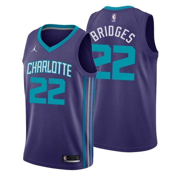 Charlotte Hornets Miles Bridges Statement Purple Swingman Jersey