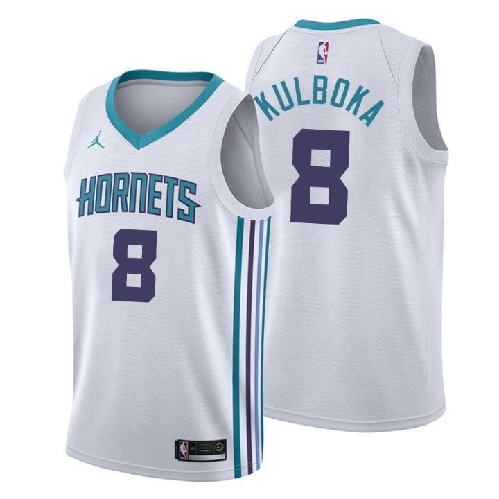 Charlotte Hornets Arnoldas Kulboka Association White Swingman Jersey
