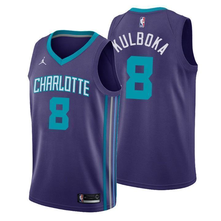 Charlotte Hornets Arnoldas Kulboka Statement Purpe Swingman Jersey
