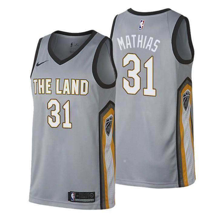 Cleveland Cavaliers Dakota Mathias City Edition Gray Swingman Jersey