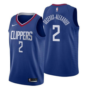 Los Angeles Clippers #2 Shai Gilgeous-Alexander Icon Edition Blue Swingman Jersey