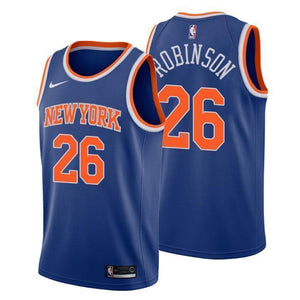 New York Knicks #26 Mitchell Robinson Icon Edition Blue Swingman Jersey
