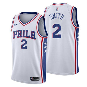 Philadelphia 76ers #2 Zhaire Smith Association White Swingman Jersey