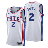 Philadelphia 76ers #2 Zhaire Smith Association White Swingman Jersey