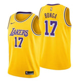 Los Angeles Lakers #17 Isaac Bonga Icon Edition Gold Swingman Jersey