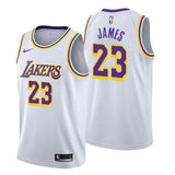 Los Angeles Lakers #23 Lebron James Association White Swingman Jersey