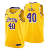 Los Angeles Lakers #40 Ivica Zubac Icon Edition Gold Swingman Jersey