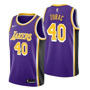Los Angeles Lakers #40 Ivica Zubac Statement Purple Swingman Jersey