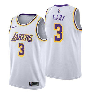Los Angeles Lakers #3 Josh Hart Association White Swingman Jersey