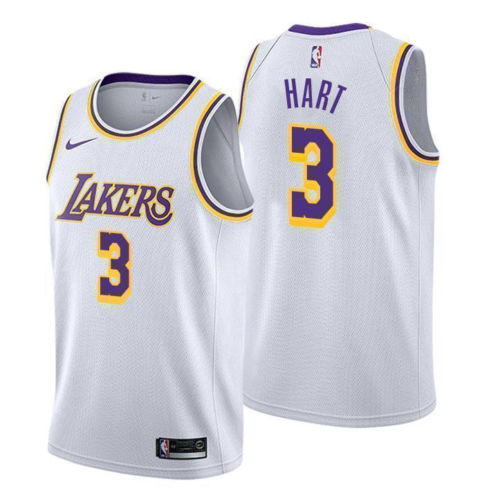 Los Angeles Lakers #3 Josh Hart Association White Swingman Jersey